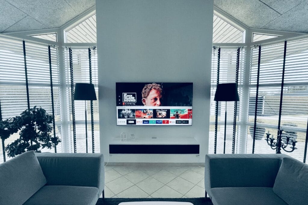 Streaming på smart TV i stue