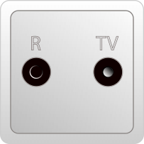 Kabel-tv-stik til bredbånd via coax